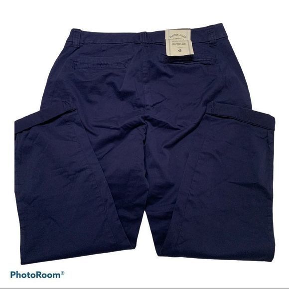 Maison‎ Jules Cuff Ankle Mid Rise Indigo Pants NWT - Picture 5 of 5